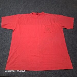 Vintage Marlboro Country Store Single Stitch T Shirt One Size Red Pocket Tee